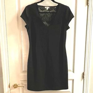 Short black lace dress